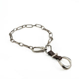 Unique edgy choker with large buckle