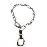 Unique edgy choker with large buckle