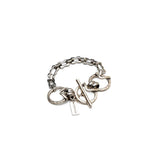 Unode50 style bracelets, Bold and unique chains designed to make a statement, Silver plated boho bracelets, Unique high quality gift!