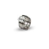 Irregular geometric ring, two rings in one!