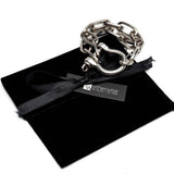 Silver Shackle Jewelry Set