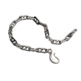 Chunky Stainless steel anchor chain set, Edgy chic necklace and bracelet jewelry