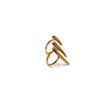 18K Gold Plated Double Ring