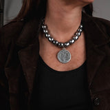 Hematite Choker Chain Set