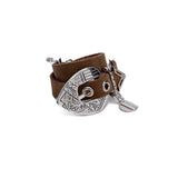 Western Buckle Leather Wrap