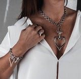 Chunky Heart Statement Set