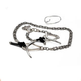 Edgy Chic Bold Abstract Jewelry Set (Necklace, Bracelet & Ring)