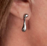 Sterling Silver Lava Studs