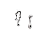 Sterling Silver Lava Studs