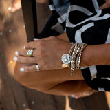 Suede boho bracelet with coins and metal cubes, Ethnic four strand wrap around cuff with charms