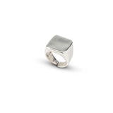 Chevalier rings, silver chunky signet rings, bold minimal rings, unisex edgy rings