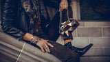 Silver Crystal Cuff Bracelet