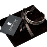 Rose Gold Leather Cuff