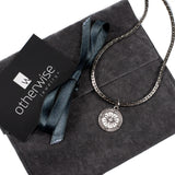 Silver Coin Pendant Necklace