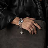Chunky Silver Wrap Bracelet