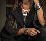 Studded Leather Choker