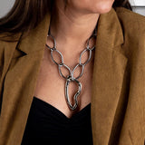 Chain necklace for glasses with heart buckle, sunglasses holder,