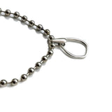 Silver Ball Chain Loop Choker