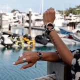 Bold wrap leather bracelet in standout unode50 style, edgy statement cuff