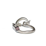 Silver-plated Zamak arrow bracelet featuring a soft brown leather band and adjustable fit with a chunky chain design.