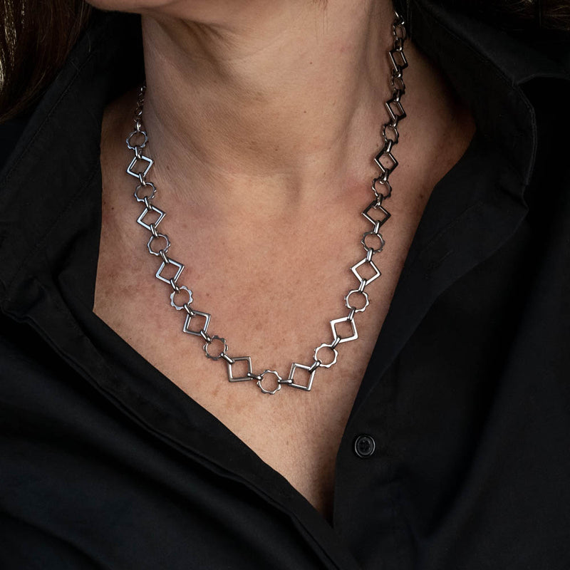 Stainless Steel Chain necklace (NC-1177)