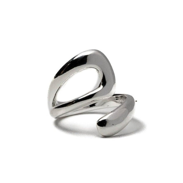 Sterling silver ring in strong geometric lines (R-2061)