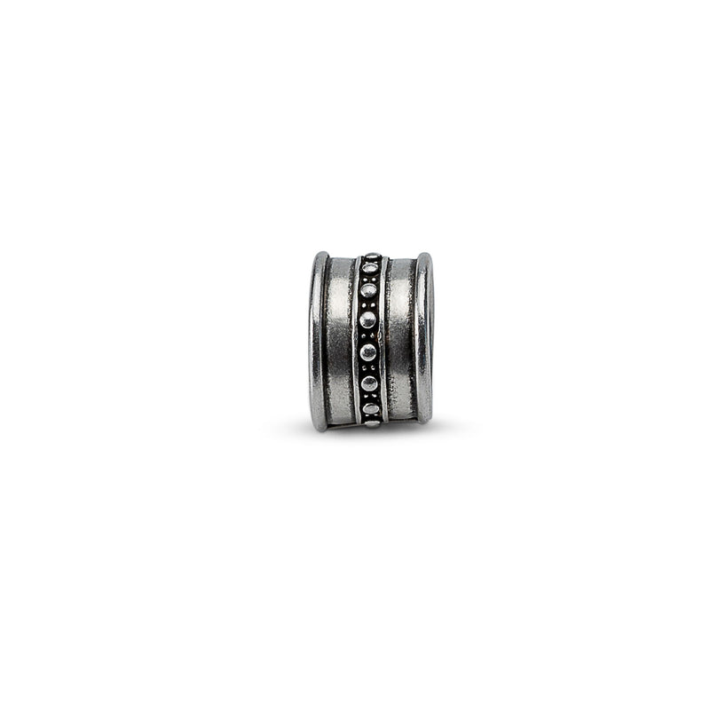 Wideband solid silver engraved ring (R-2077) 