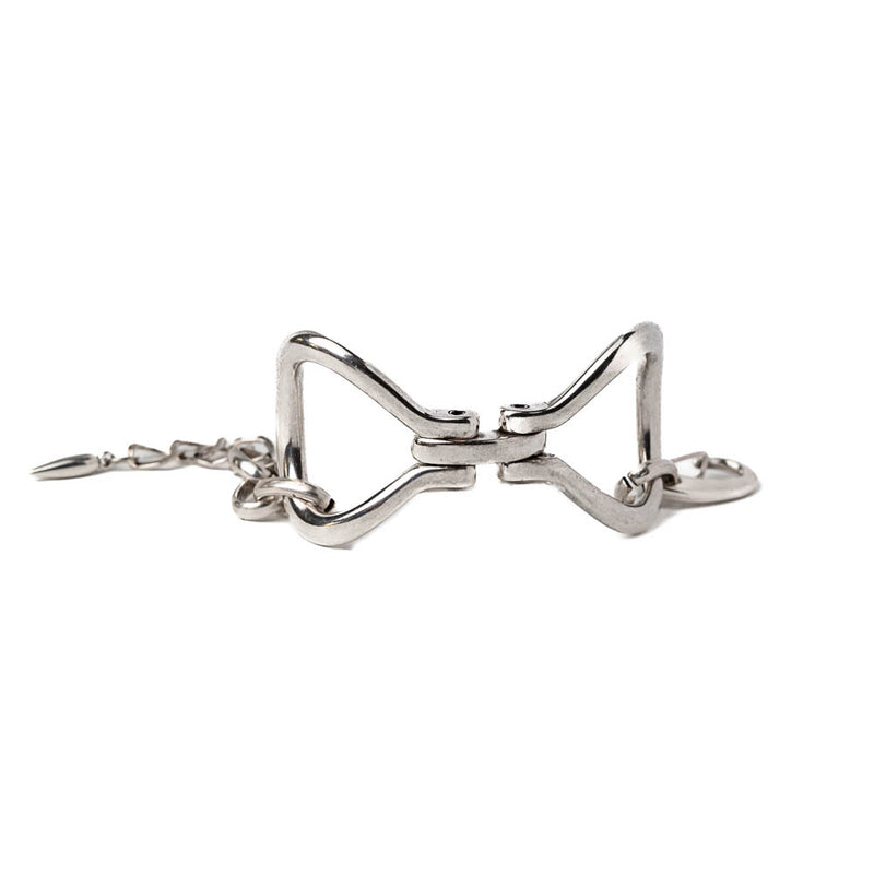Cool sharp edgy silver bracelet (BR-386)