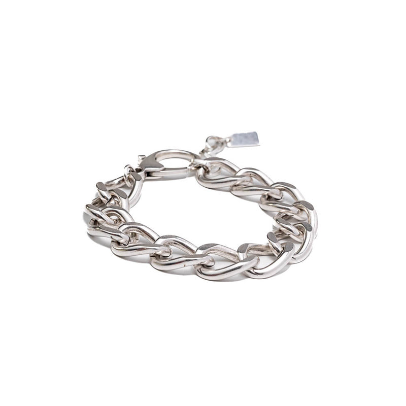 Heavy steel Cuban link chain and lobster clasp anklet (BR-457)