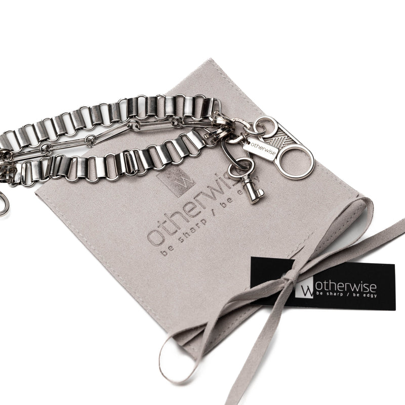 Layered statement chain bracelets and bangle Set 84 (BRS-303)