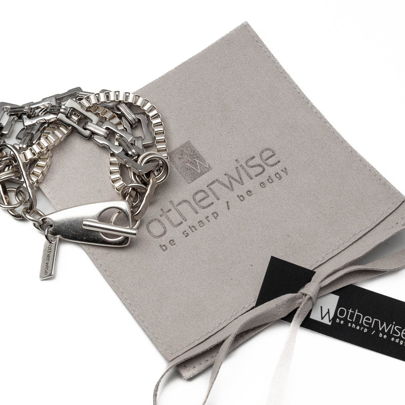 Two multi layered chain bracelets (BR-477 BRS-481)