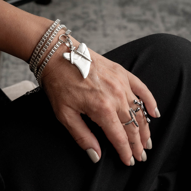 Two multi layered chain bracelets (BR-477 BRS-481)