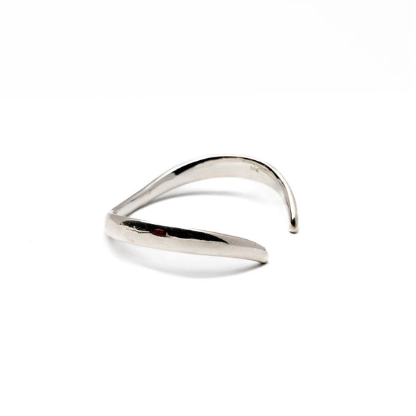 Bangle made of 925 Sterling Silver plated metal (BR-485)