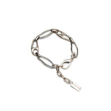 Unode50 style bracelets, Bold and unique chains designed to make a statement, Silver plated boho bracelets, Unique high quality gift!