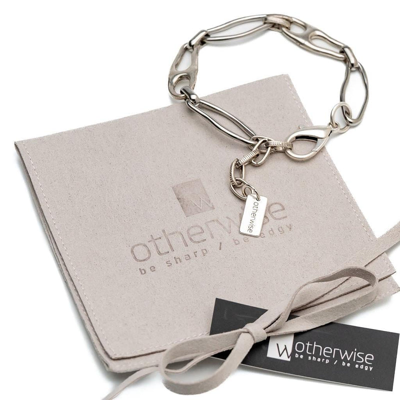 Unode50 style bracelets, Bold and unique chains designed to make a statement, Silver plated boho bracelets, Unique high quality gift!