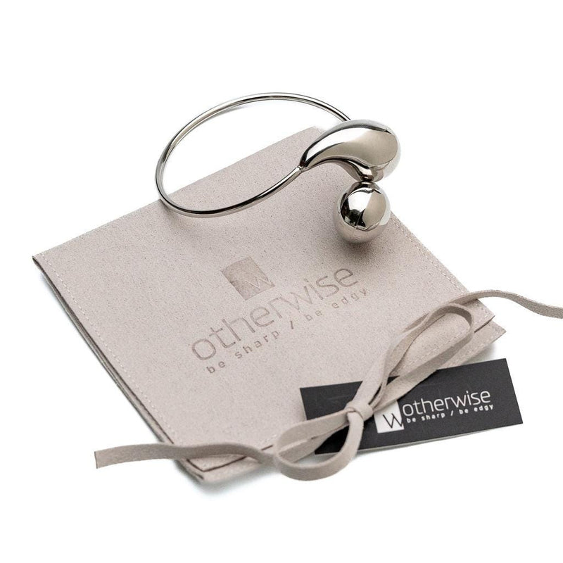 Unique Arm Wrist bracelet, Elegant cuff on sleeve with large drops, Stainless Steel drops bangle, Adjustable, Best Seller Gift