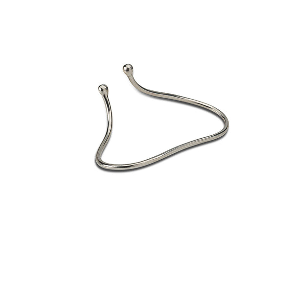 Palm cuff bracelet, unique palm or wrist bangle, Silver or rose gold bangle
