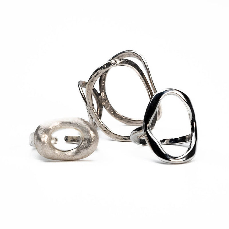 Irregular circle rings, Geometric adjustable rings