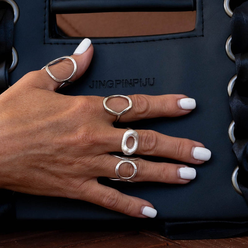 Irregular circle rings, Geometric adjustable rings
