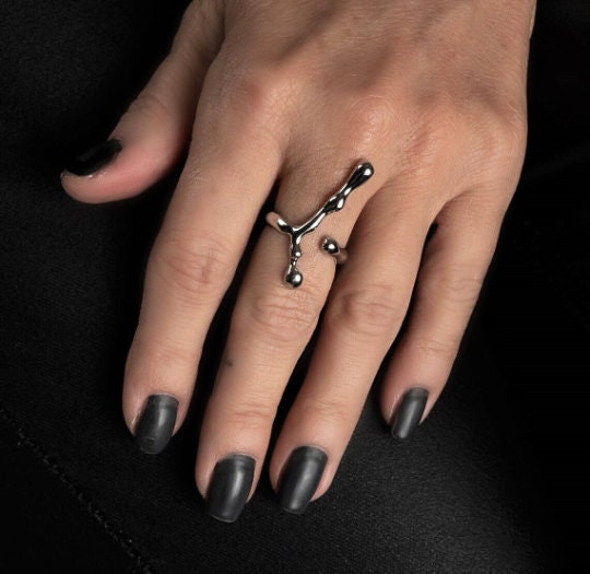Irregular funky rings, adjustable statement rings, standout ring