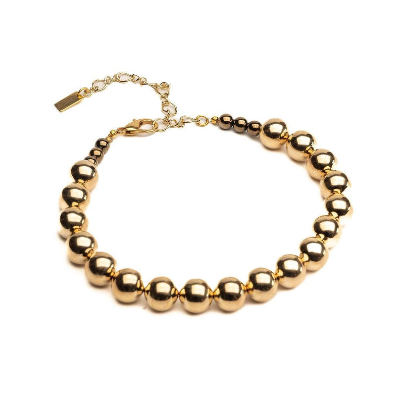 Chunky Gold metal chokers, oversized ball chain and bar chokers with hammered loop pendant, uno de 50 style necklaces