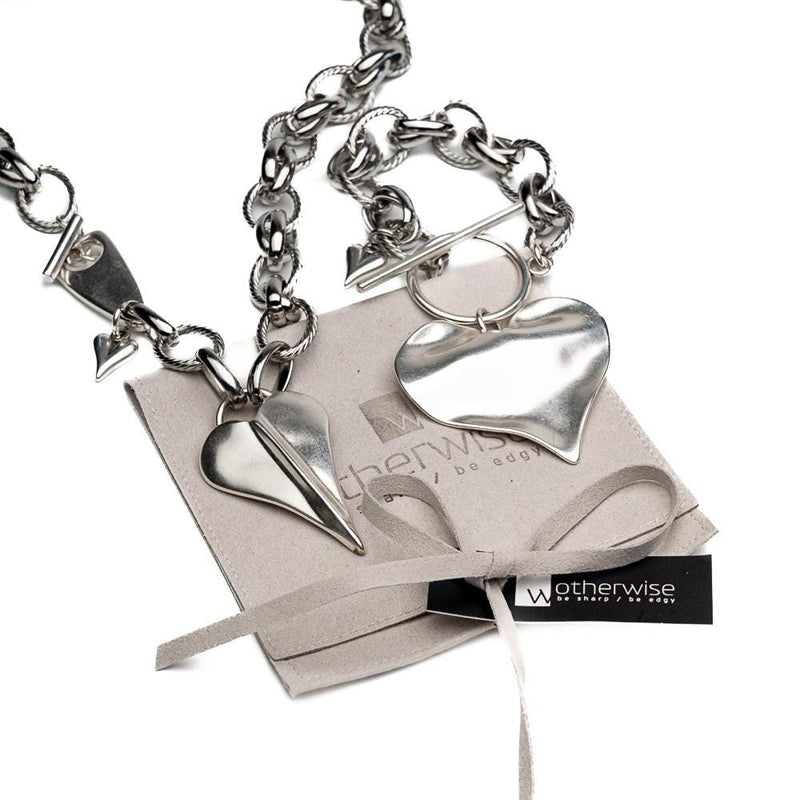 leather and metal jewelry sets, necklaces, bracelets, rings