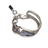 Statement Lavender Swarovski crystal necklace and bracelet, standout unique jewelry set with Austrian crystals