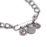Silver Safety Pin Choker