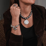Hematite Choker Chain Set