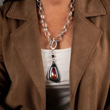 Red Crystal Statement Set