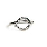 Uno de 50 style bangle, chunky hammered loop cuff bracelet
