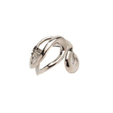 Chunky Silver Geometric Cuff