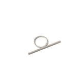 Geometric Bar Knuckle Ring