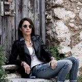 Gunmetal Chain Tooth Necklace